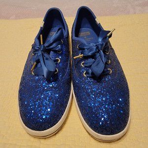Royal Blue Kate Spade Glitter Keds